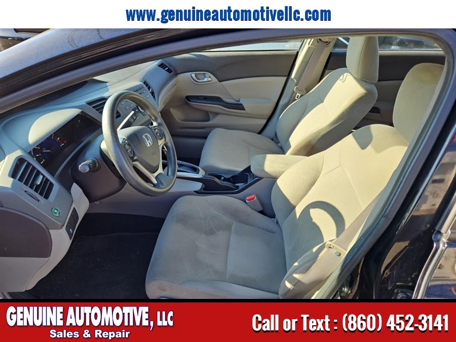 2012 Honda Civic Sdn 4dr Auto LX, available for sale in East Hartford, Connecticut | Genuine Automotive LLC. East Hartford, Connecticut 2012 Honda Civic Sdn 4dr Auto LX, available for sale in East Hartford, Connecticut | Genuine Automotive LLC. East Hartford, Connecticut