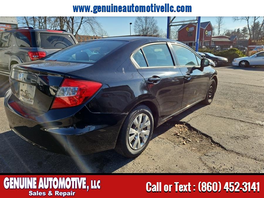 2012 Honda Civic Sdn 4dr Auto LX, available for sale in East Hartford, Connecticut | Genuine Automotive LLC. East Hartford, Connecticut 2012 Honda Civic Sdn 4dr Auto LX, available for sale in East Hartford, Connecticut | Genuine Automotive LLC. East Hartford, Connecticut