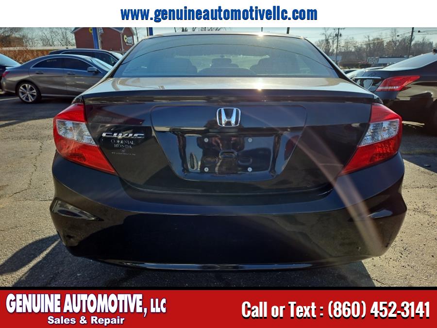 2012 Honda Civic Sdn 4dr Auto LX, available for sale in East Hartford, Connecticut | Genuine Automotive LLC. East Hartford, Connecticut 2012 Honda Civic Sdn 4dr Auto LX, available for sale in East Hartford, Connecticut | Genuine Automotive LLC. East Hartford, Connecticut