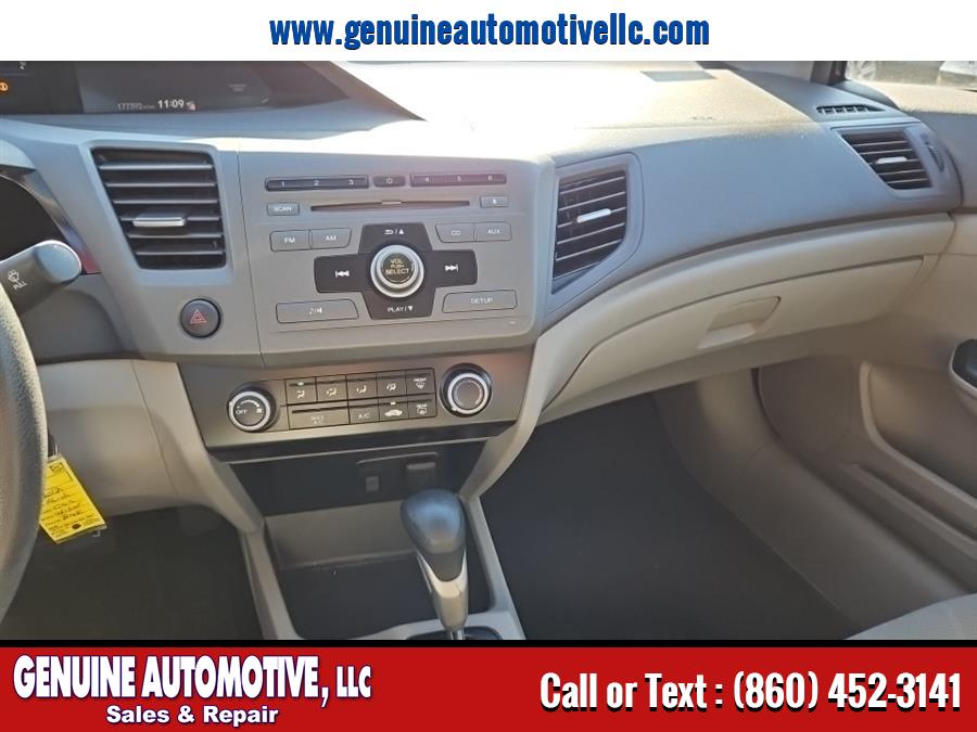 2012 Honda Civic Sdn 4dr Auto LX, available for sale in East Hartford, Connecticut | Genuine Automotive LLC. East Hartford, Connecticut 2012 Honda Civic Sdn 4dr Auto LX, available for sale in East Hartford, Connecticut | Genuine Automotive LLC. East Hartford, Connecticut