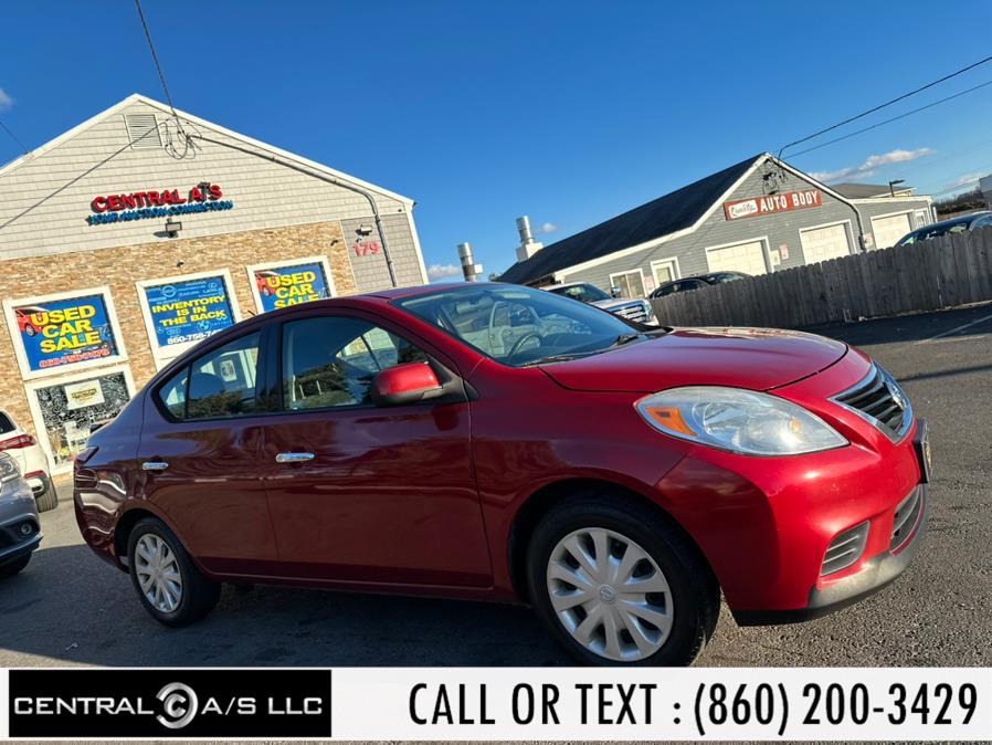 2014 Nissan Versa 4dr Sdn CVT 1.6 SV, available for sale in East Windsor, Connecticut | Central A/S LLC. East Windsor, Connecticut