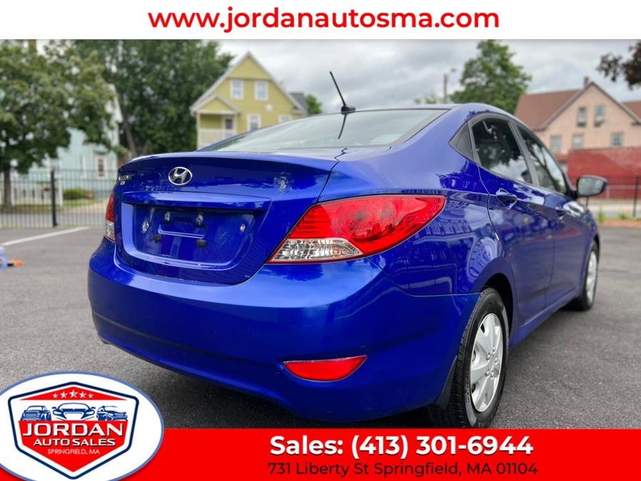 2013 Hyundai Accent 4dr Sdn Auto GLS, available for sale in Springfield, Massachusetts | Jordan Auto Sales. Springfield, Massachusetts 2013 Hyundai Accent 4dr Sdn Auto GLS, available for sale in Springfield, Massachusetts | Jordan Auto Sales. Springfield, Massachusetts