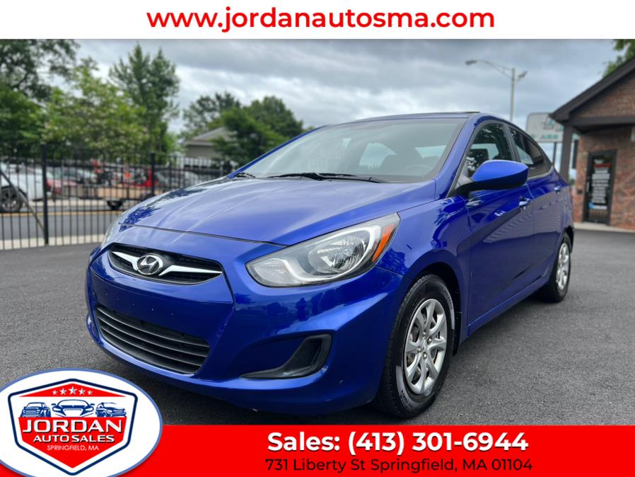 2013 Hyundai Accent 4dr Sdn Auto GLS, available for sale in Springfield, Massachusetts | Jordan Auto Sales. Springfield, Massachusetts