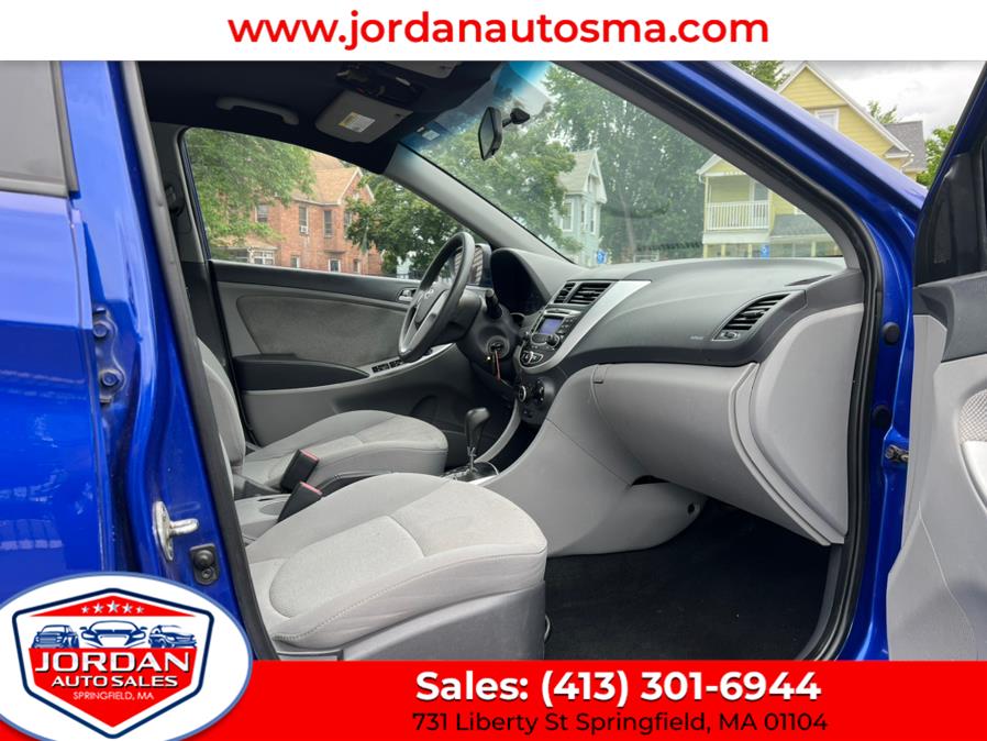 2013 Hyundai Accent 4dr Sdn Auto GLS, available for sale in Springfield, Massachusetts | Jordan Auto Sales. Springfield, Massachusetts 2013 Hyundai Accent 4dr Sdn Auto GLS, available for sale in Springfield, Massachusetts | Jordan Auto Sales. Springfield, Massachusetts