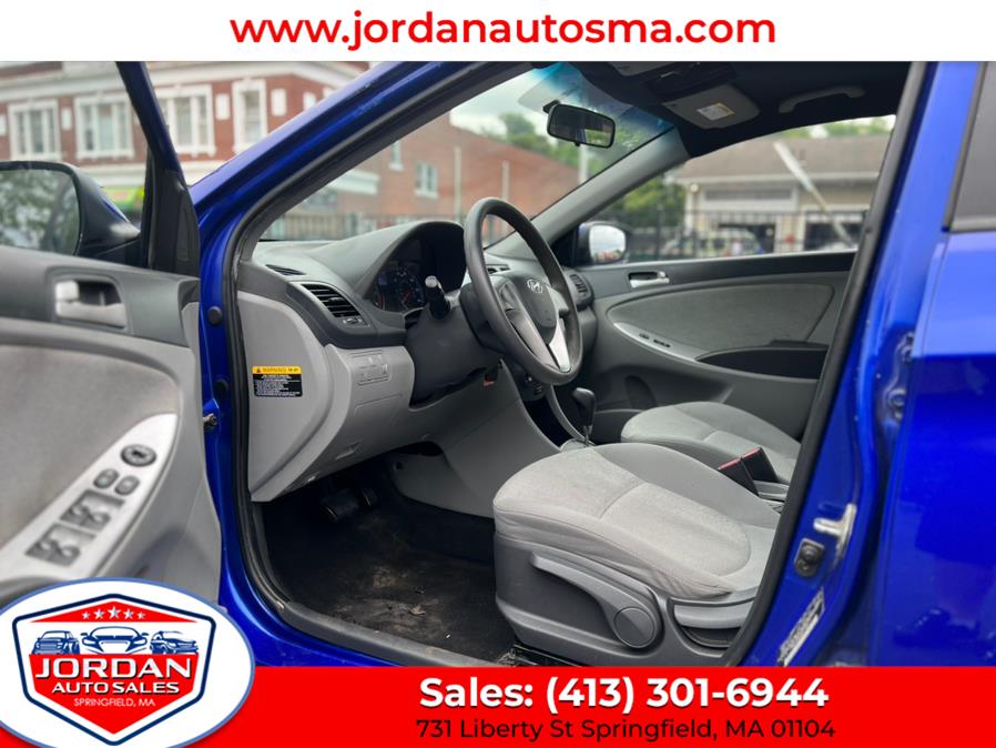 2013 Hyundai Accent 4dr Sdn Auto GLS, available for sale in Springfield, Massachusetts | Jordan Auto Sales. Springfield, Massachusetts 2013 Hyundai Accent 4dr Sdn Auto GLS, available for sale in Springfield, Massachusetts | Jordan Auto Sales. Springfield, Massachusetts