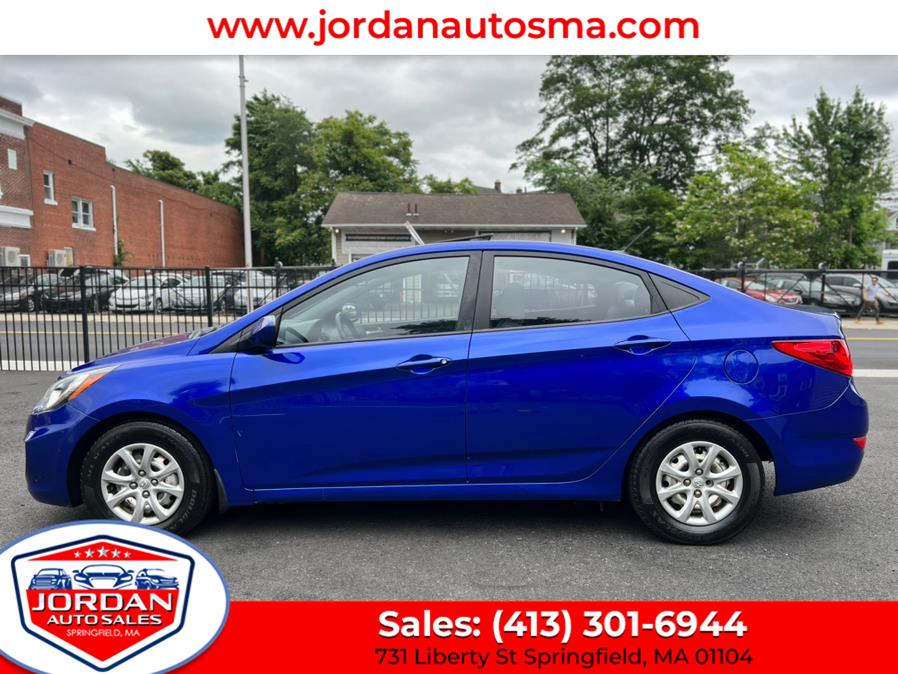 2013 Hyundai Accent 4dr Sdn Auto GLS, available for sale in Springfield, Massachusetts | Jordan Auto Sales. Springfield, Massachusetts 2013 Hyundai Accent 4dr Sdn Auto GLS, available for sale in Springfield, Massachusetts | Jordan Auto Sales. Springfield, Massachusetts