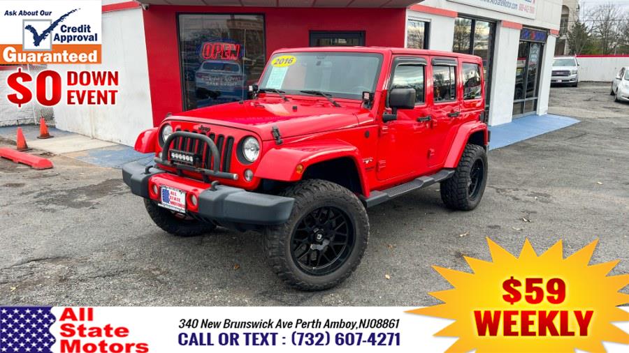 Used 2016 Jeep Wrangler Unlimited in Perth Amboy, New Jersey | All State Motor Inc. Perth Amboy, New Jersey