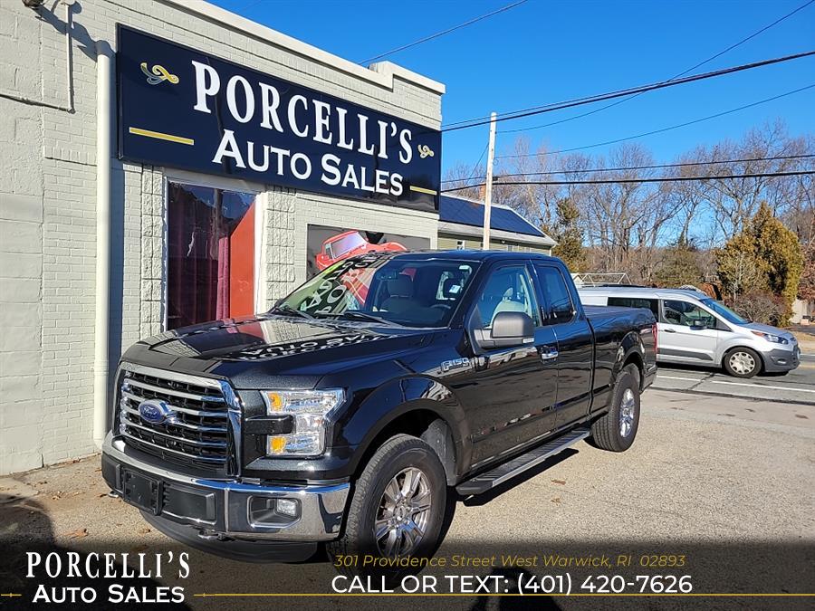 2015 Ford F-150 4WD SuperCab 145" XLT, available for sale in West Warwick, Rhode Island | Porcelli's Auto Sales. West Warwick, Rhode Island