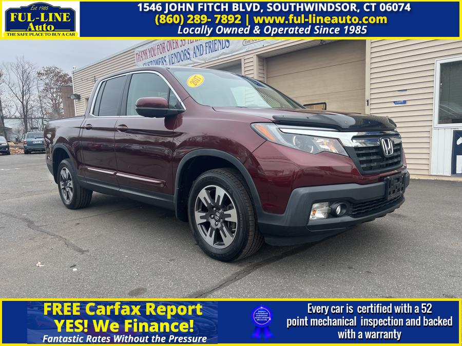 2017 Honda Ridgeline RTL 4x4 Crew Cab 5.3'' Bed, available for sale in South Windsor , Connecticut | Ful-line Auto LLC. South Windsor , Connecticut