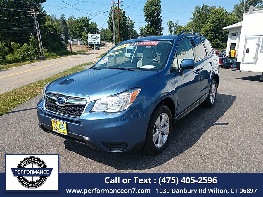2015 Subaru Forester 4dr Auto 2.5i Premium PZEV, available for sale in Wilton, Connecticut | Performance Motor Cars Of Connecticut LLC. Wilton, Connecticut 2015 Subaru Forester 4dr Auto 2.5i Premium PZEV, available for sale in Wilton, Connecticut | Performance Motor Cars Of Connecticut LLC. Wilton, Connecticut