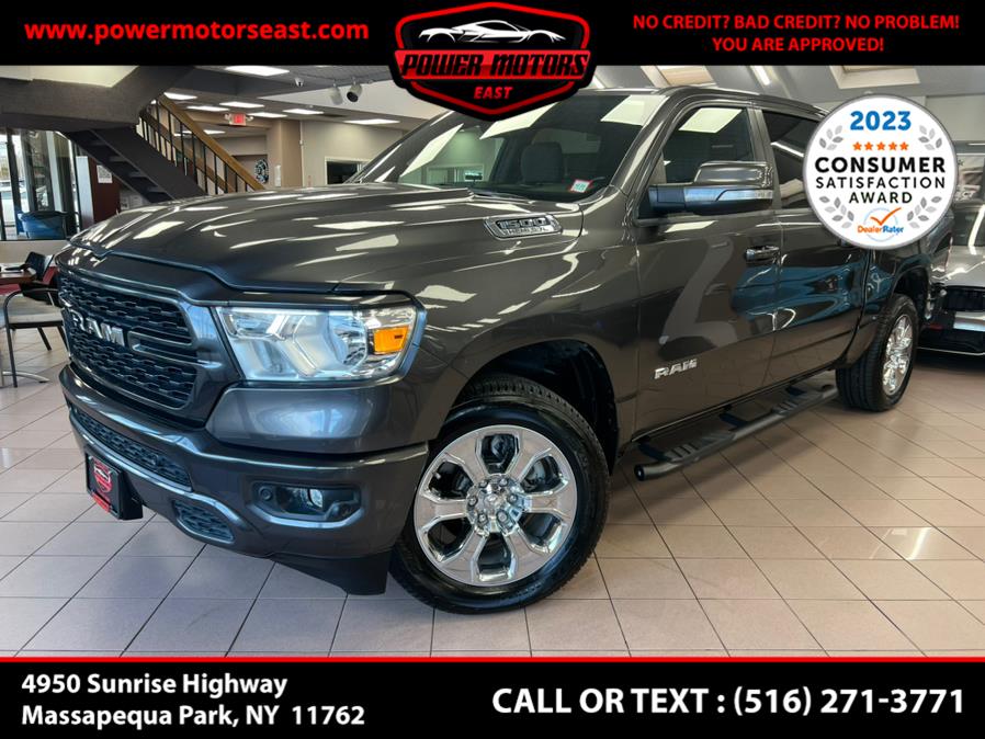 2022 Ram 1500 Big Horn 4x4 Crew Cab 5''7" Box, available for sale in Massapequa Park, New York | Power Motors East. Massapequa Park, New York