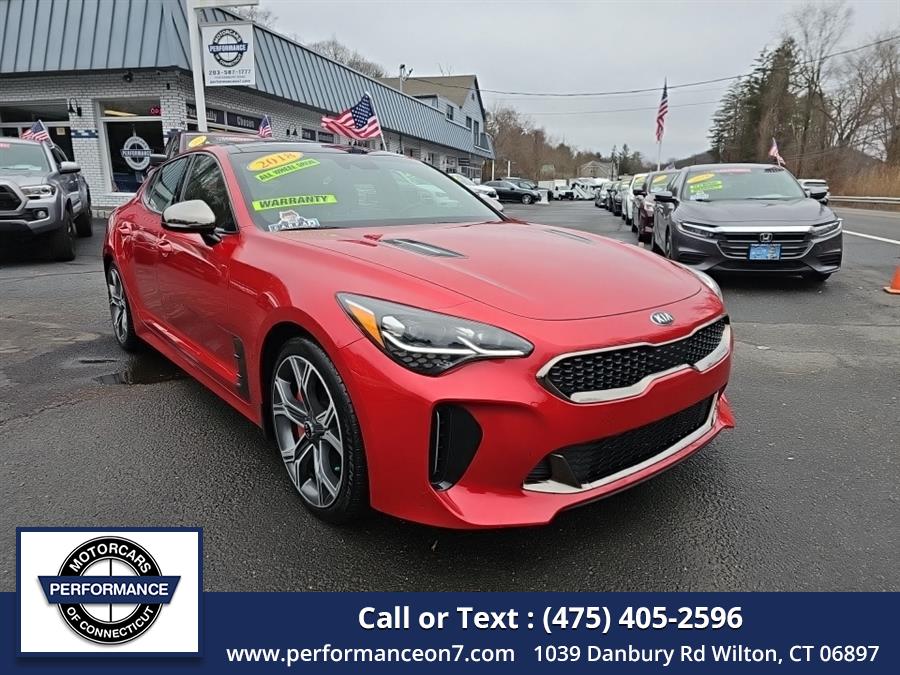 2018 Kia Stinger GT2 AWD, available for sale in Wilton, Connecticut | Performance Motor Cars Of Connecticut LLC. Wilton, Connecticut