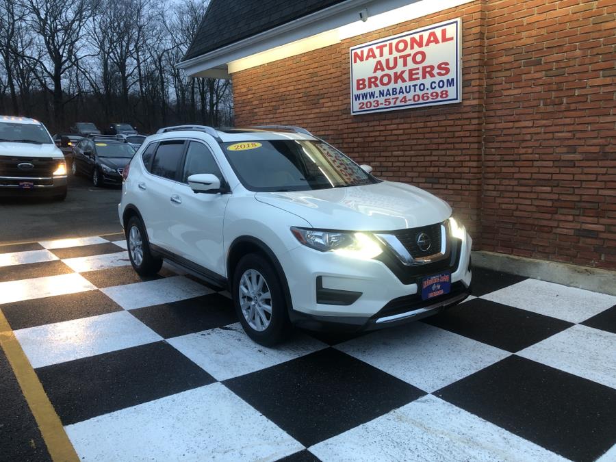 2018 Nissan Rogue AWD SV, available for sale in Waterbury, Connecticut | National Auto Brokers, Inc.. Waterbury, Connecticut