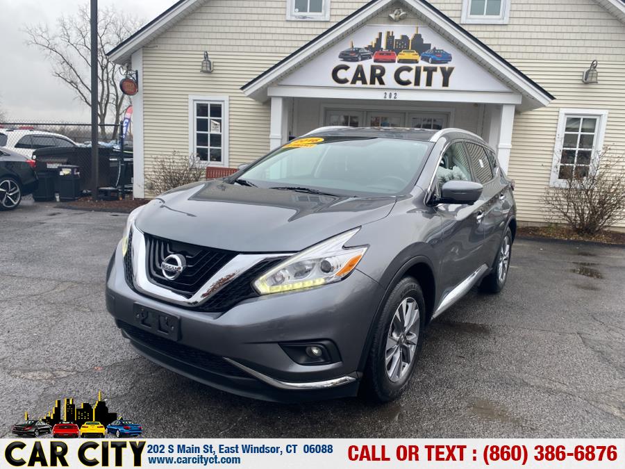2016 Nissan Murano AWD 4dr SL, available for sale in East Windsor, Connecticut | Car City LLC. East Windsor, Connecticut