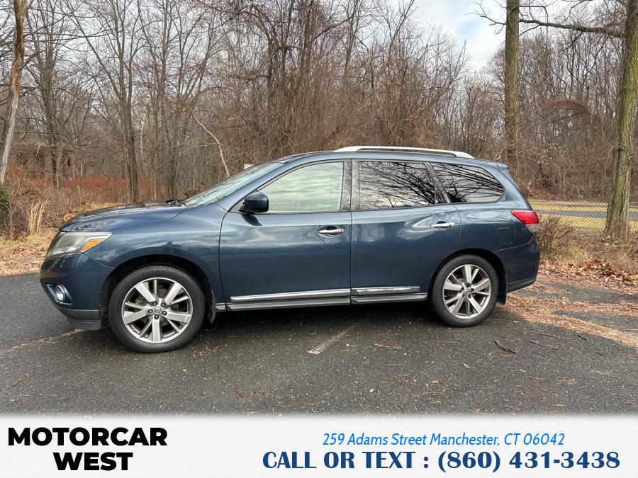 2014 Nissan Pathfinder 4WD 4dr Platinum, available for sale in Manchester, Connecticut | Motorcar West. Manchester, Connecticut