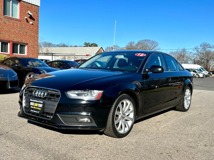 2013 Audi A4 4dr Sdn Auto quattro 2.0T Premium Plus, available for sale in South Windsor, Connecticut | Mike And Tony Auto Sales, Inc. South Windsor, Connecticut