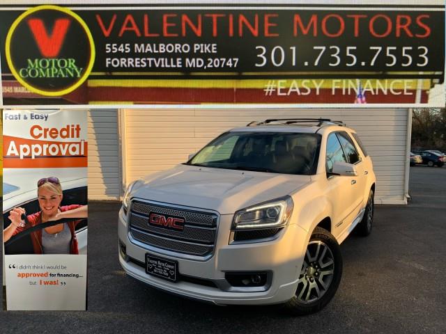 2013 GMC Acadia Denali, available for sale in Forestville, Maryland | Valentine Motor Company. Forestville, Maryland