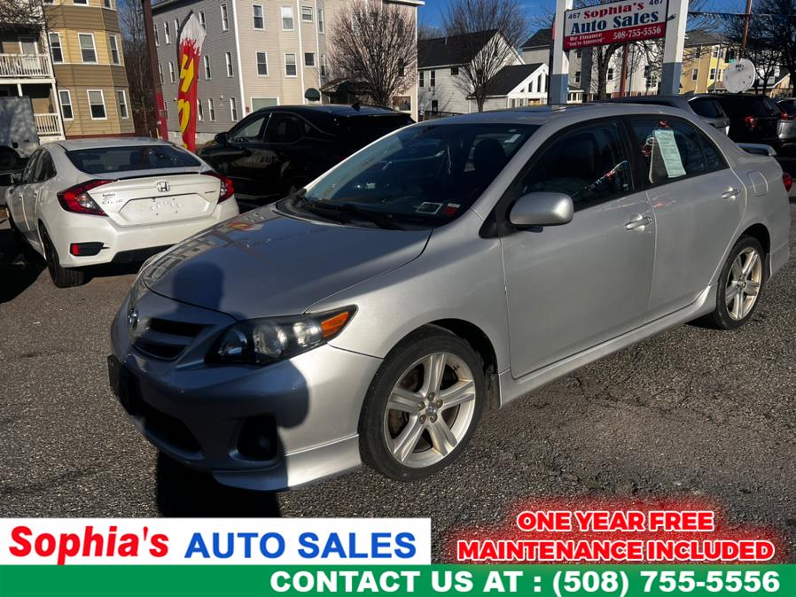 2013 Toyota Corolla 4dr Sdn Auto S (Natl), available for sale in Worcester, Massachusetts | Sophia's Auto Sales Inc. Worcester, Massachusetts