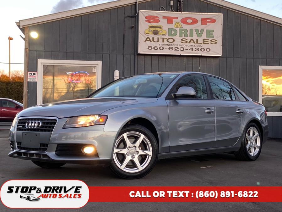 2009 Audi A4 4dr Sdn Auto 2.0T quattro Prem, available for sale in East Windsor, Connecticut | Stop & Drive Auto Sales. East Windsor, Connecticut
