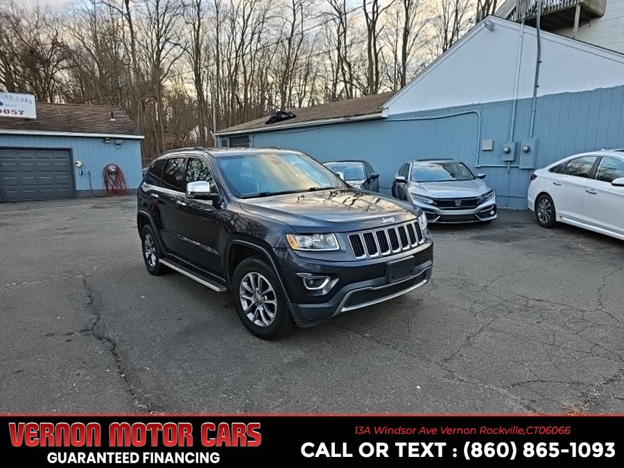 2015 Jeep Grand Cherokee 4WD 4dr Limited, available for sale in Vernon Rockville, Connecticut | Vernon Motor Cars. Vernon Rockville, Connecticut