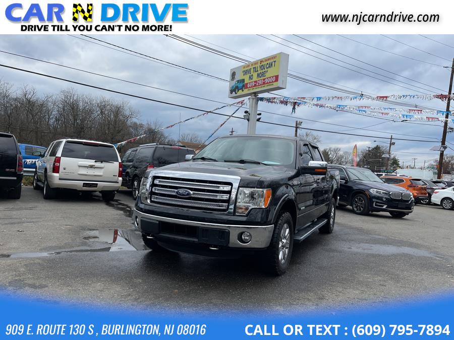 2014 Ford F-150 Lariat SuperCrew 5.5-ft. Bed 4WD, available for sale in Burlington, New Jersey | Car N Drive. Burlington, New Jersey