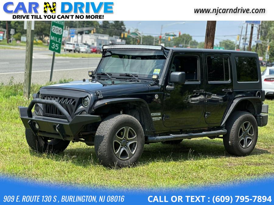 2012 Jeep Wrangler Unlimited Sport 4WD, available for sale in Burlington, New Jersey | Car N Drive. Burlington, New Jersey