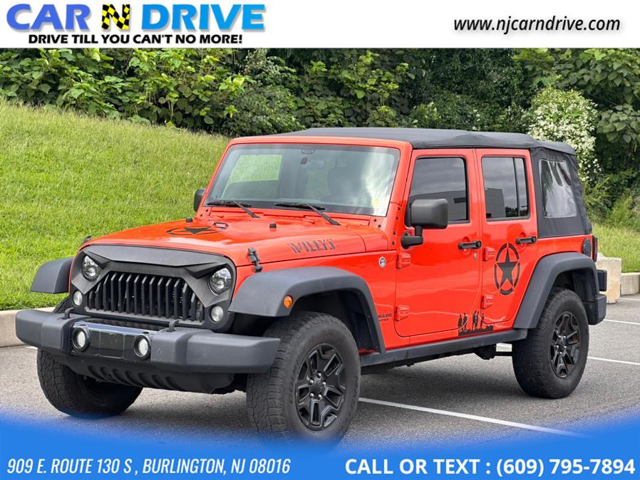 2015 Jeep Wrangler Unlimited Sport 4WD, available for sale in Bordentown, New Jersey | Car N Drive. Bordentown, New Jersey