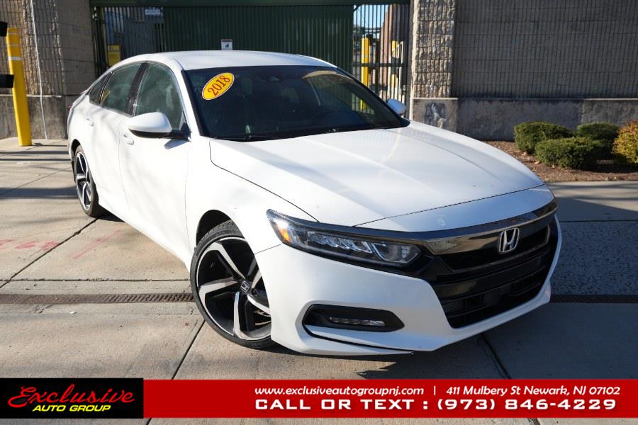 2018 Honda Accord Sedan Sport 1.5T CVT, available for sale in Newark, New Jersey | Exclusive Auto Group. Newark, New Jersey