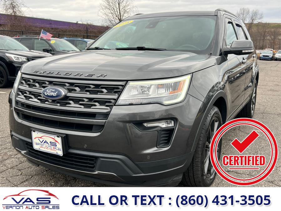 2018 Ford Explorer XLT 4WD, available for sale in Manchester, Connecticut | Vernon Auto Sale & Service. Manchester, Connecticut