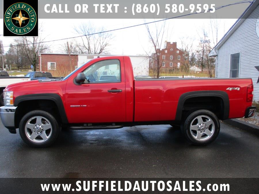 2013 Chevrolet Silverado 2500HD 4WD Reg Cab 133.7" Work Truck, available for sale in Suffield, Connecticut | Suffield Auto LLC. Suffield, Connecticut