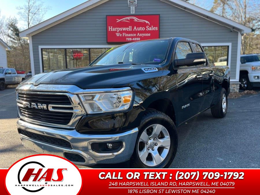 2020 Ram 1500 Big Horn 4x4 Quad Cab 6''4" Box, available for sale in Harpswell, Maine | Harpswell Auto Sales Inc. Harpswell, Maine