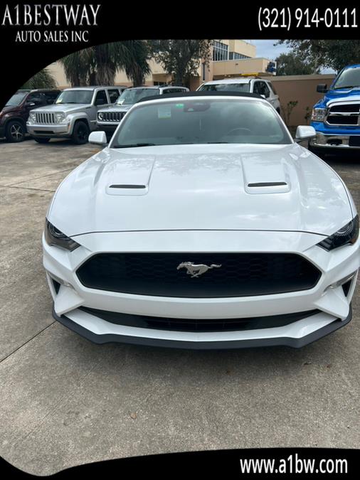 2021 Ford Mustang EcoBoost Convertible, available for sale in Melbourne, Florida | A1 Bestway Auto Sales Inc.. Melbourne, Florida