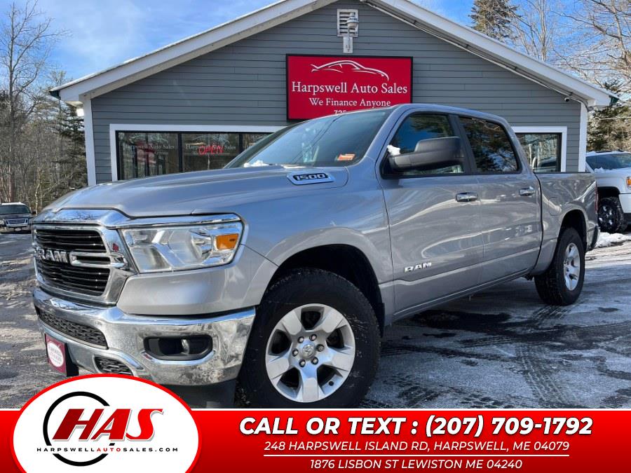 2019 Ram 1500 Big Horn/Lone Star 4x4 Crew Cab 5''7" Box, available for sale in Harpswell, Maine | Harpswell Auto Sales Inc. Harpswell, Maine