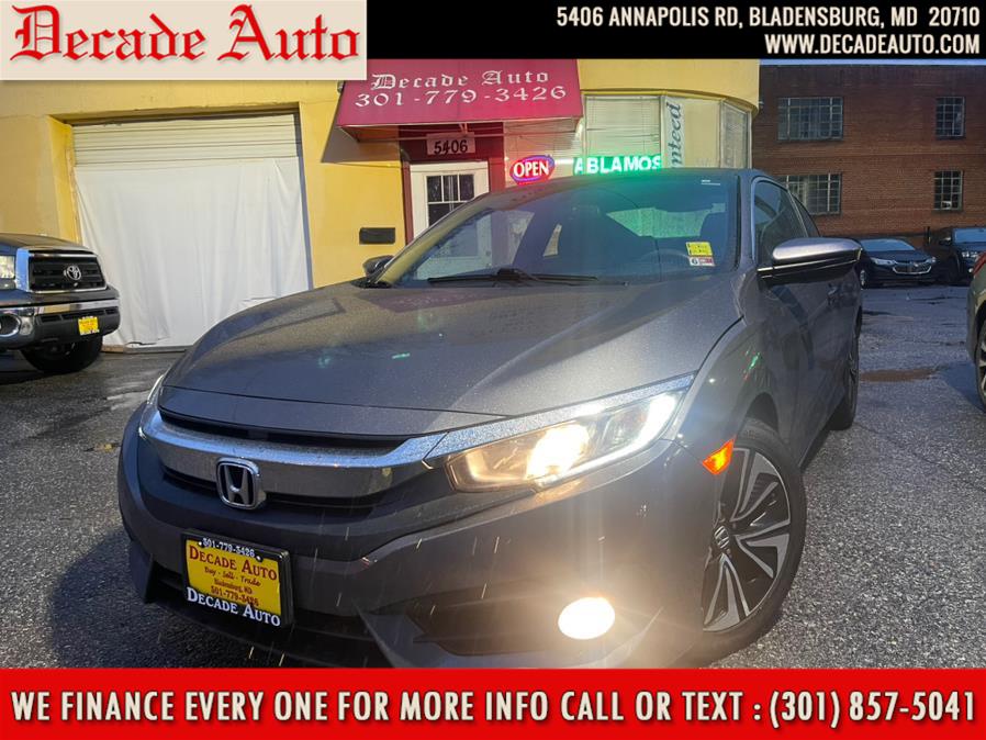 2017 Honda Civic Coupe EX-T CVT, available for sale in Bladensburg, Maryland | Decade Auto. Bladensburg, Maryland
