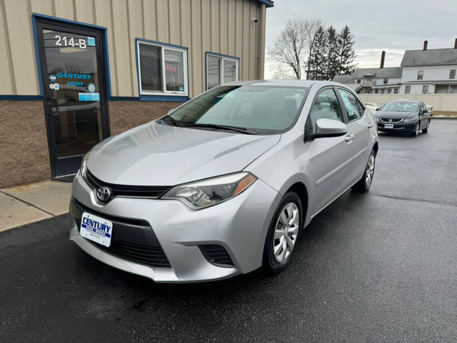 2016 Toyota Corolla 4dr Sdn Auto L (Natl), available for sale in East Windsor, Connecticut | Century Auto And Truck. East Windsor, Connecticut
