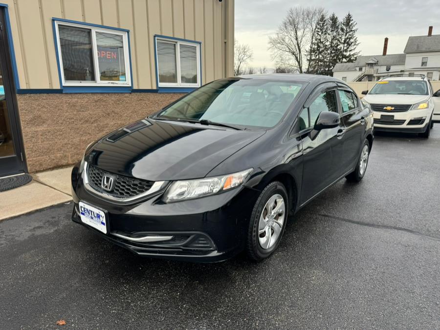 2013 Honda Civic Sdn 4dr Auto LX, available for sale in East Windsor, Connecticut | Century Auto And Truck. East Windsor, Connecticut