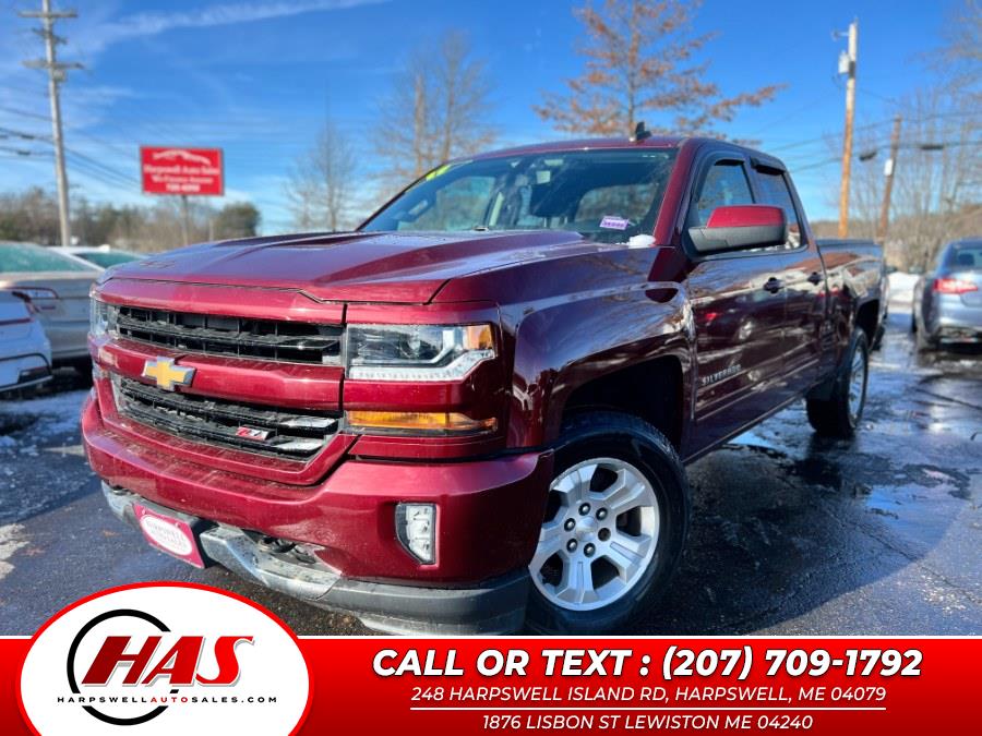 2017 Chevrolet Silverado 1500 4WD Double Cab 143.5" LT w/2LT, available for sale in Harpswell, Maine | Harpswell Auto Sales Inc. Harpswell, Maine