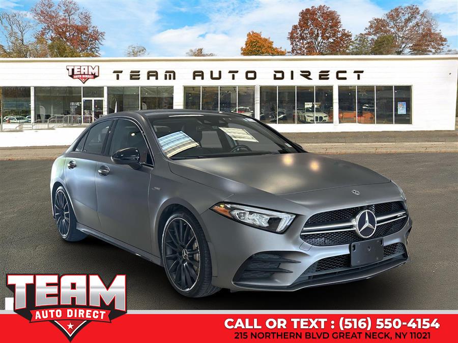 2020 Mercedes-Benz A-Class AMG A 35 4MATIC Sedan, available for sale in Great Neck, New York | Team Auto Direct. Great Neck, New York