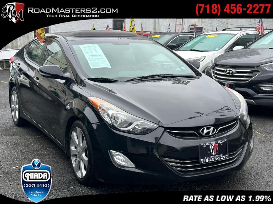2013 Hyundai Elantra 4dr Sdn Auto Limited (Alabama Plant), available for sale in Middle Village, New York | Road Masters II INC. Middle Village, New York