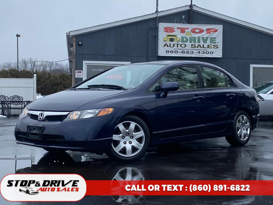 2006 Honda Civic Sdn LX AT, available for sale in East Windsor, Connecticut | Stop & Drive Auto Sales. East Windsor, Connecticut