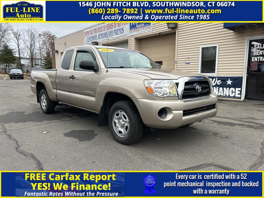 2007 Toyota Tacoma 2WD Access I4 MT (Natl), available for sale in South Windsor , Connecticut | Ful-line Auto LLC. South Windsor , Connecticut