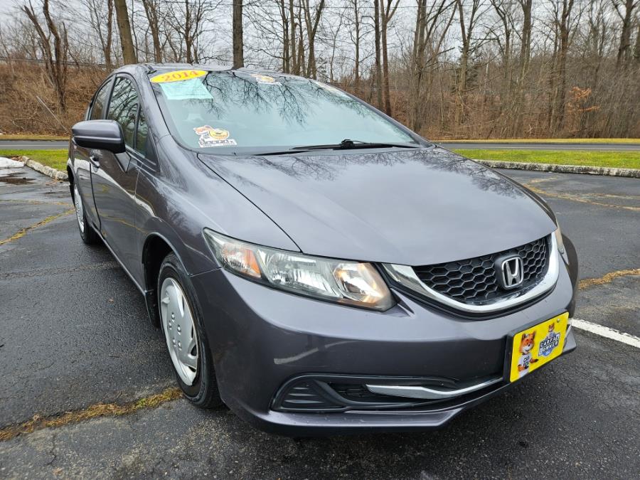 2014 Honda Civic Sedan 4dr CVT LX, available for sale in New Britain, Connecticut | Supreme Automotive. New Britain, Connecticut