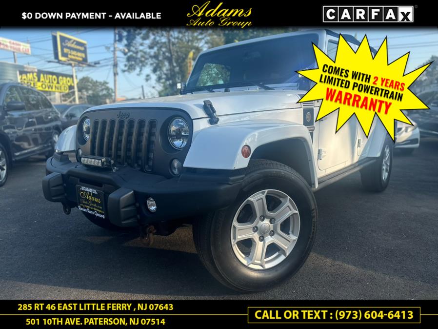 2018 Jeep Wrangler JK Unlimited Sport S 4x4, available for sale in Paterson, New Jersey | Adams Auto Group. Paterson, New Jersey