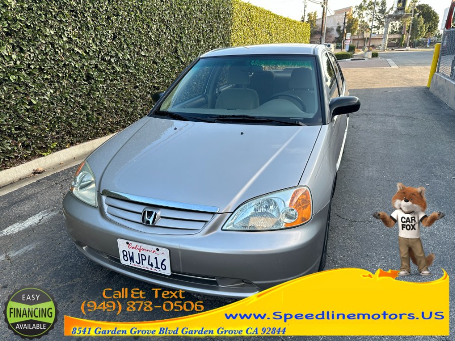 2002 Honda Civic 4dr Sdn LX Auto, available for sale in Garden Grove, California | Speedline Motors. Garden Grove, California