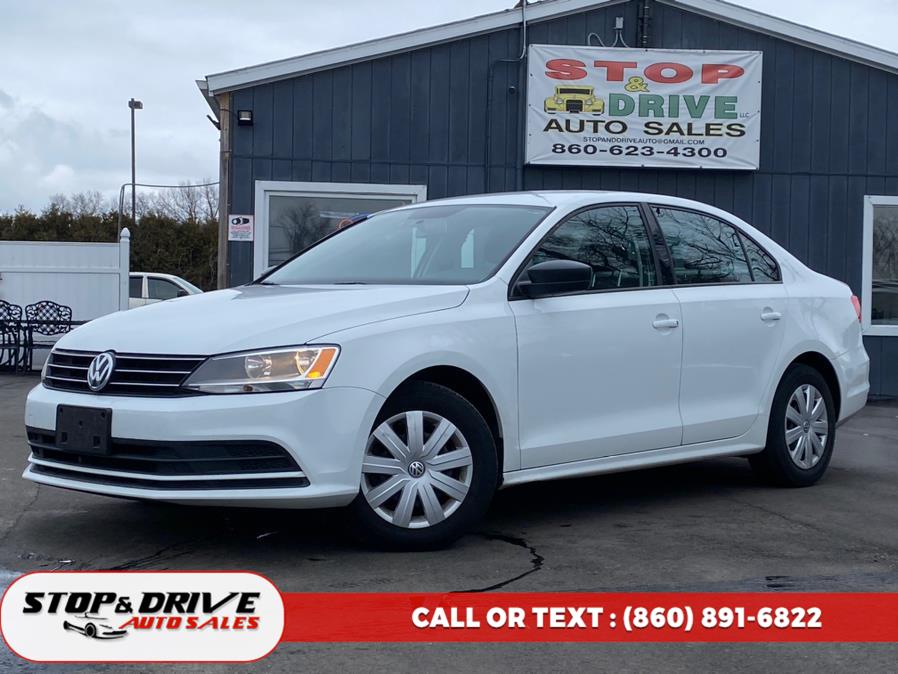 2015 Volkswagen Jetta Sedan 4dr Auto 2.0L S w/Technology, available for sale in East Windsor, Connecticut | Stop & Drive Auto Sales. East Windsor, Connecticut