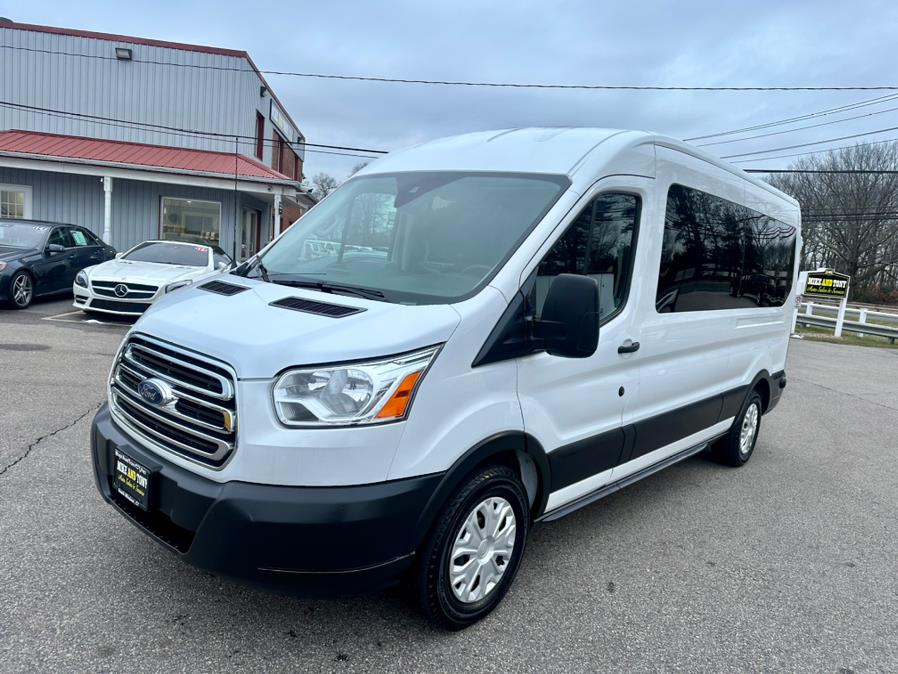 2019 Ford Transit Passenger Wagon T-350 148" Med Roof XLT Sliding RH Dr, available for sale in South Windsor, Connecticut | Mike And Tony Auto Sales, Inc. South Windsor, Connecticut