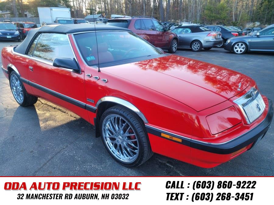 1990 Chrysler Lebaron 2dr Convertible GT, available for sale in Auburn, New Hampshire | ODA Auto Precision LLC. Auburn, New Hampshire 1990 Chrysler Lebaron 2dr Convertible GT, available for sale in Auburn, New Hampshire | ODA Auto Precision LLC. Auburn, New Hampshire