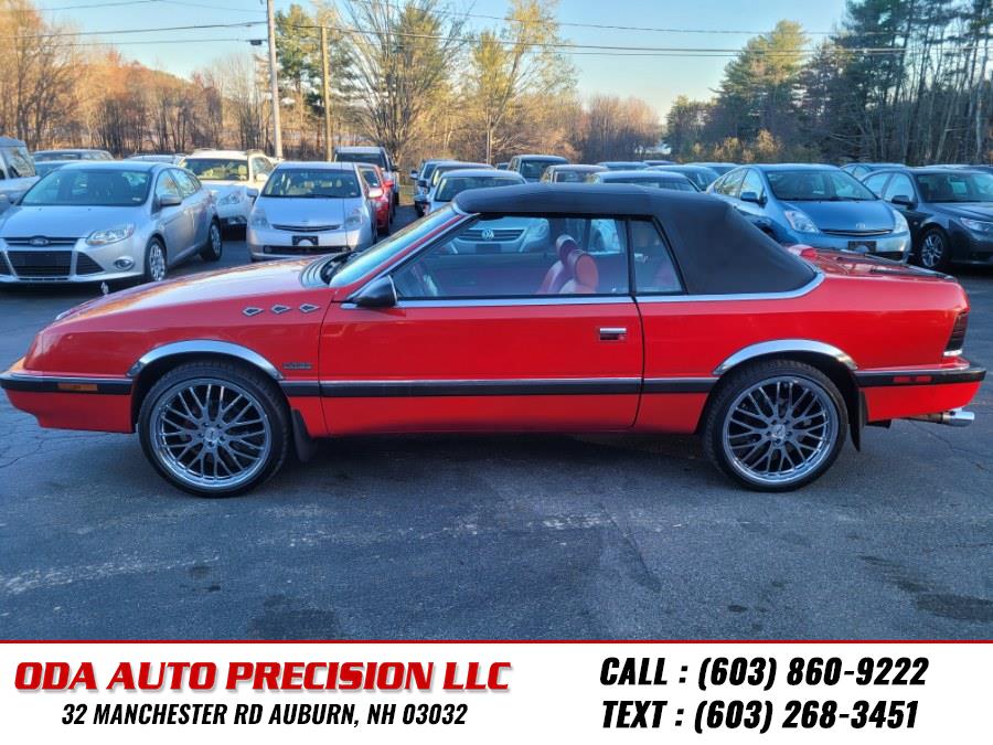 1990 Chrysler Lebaron 2dr Convertible GT, available for sale in Auburn, New Hampshire | ODA Auto Precision LLC. Auburn, New Hampshire 1990 Chrysler Lebaron 2dr Convertible GT, available for sale in Auburn, New Hampshire | ODA Auto Precision LLC. Auburn, New Hampshire