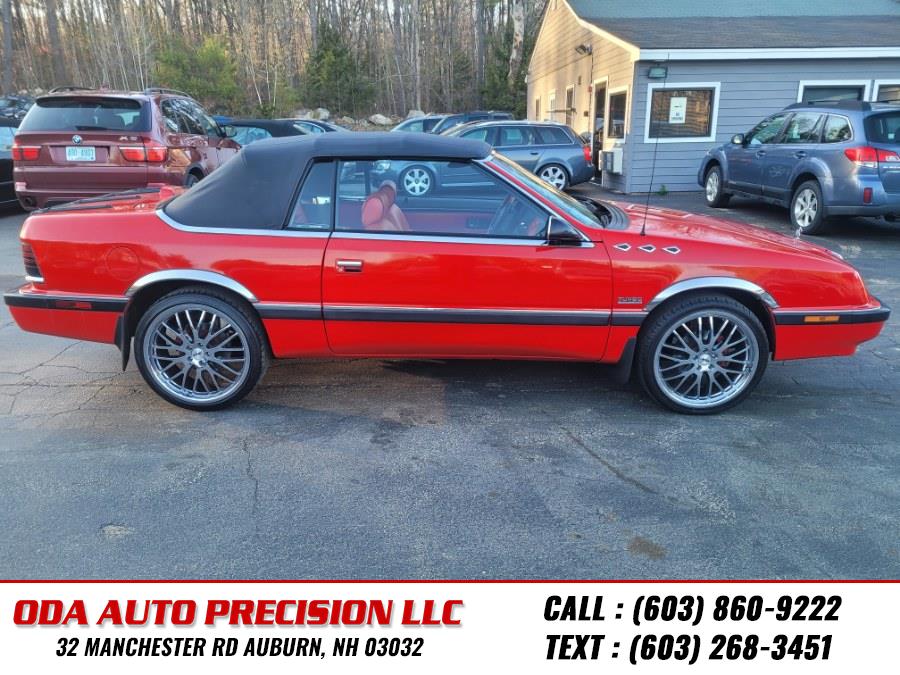 1990 Chrysler Lebaron 2dr Convertible GT, available for sale in Auburn, New Hampshire | ODA Auto Precision LLC. Auburn, New Hampshire 1990 Chrysler Lebaron 2dr Convertible GT, available for sale in Auburn, New Hampshire | ODA Auto Precision LLC. Auburn, New Hampshire