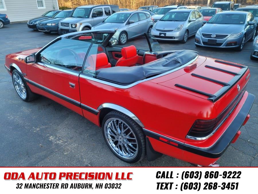 1990 Chrysler Lebaron 2dr Convertible GT, available for sale in Auburn, New Hampshire | ODA Auto Precision LLC. Auburn, New Hampshire 1990 Chrysler Lebaron 2dr Convertible GT, available for sale in Auburn, New Hampshire | ODA Auto Precision LLC. Auburn, New Hampshire
